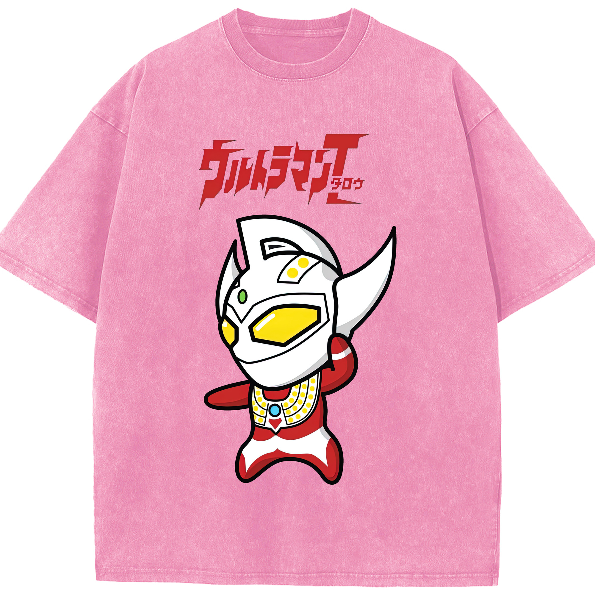 （画像用） ウルトラマン Ultraman 綿100% ヴィンテージ風 半袖Tシャツ（フロントプリント）